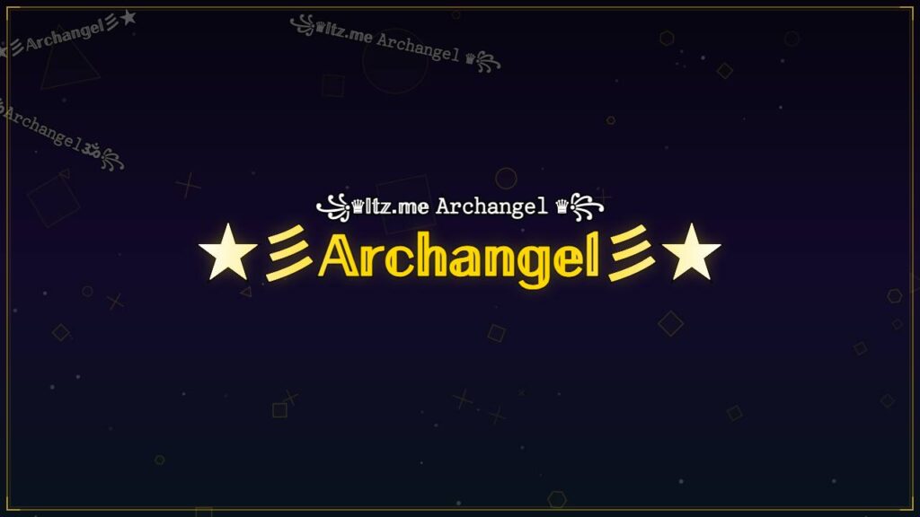 ★彡𝔸𝕣𝕔𝕙𝕒𝕟𝕘𝕖𝕝彡★ – Archangel Stylish Name