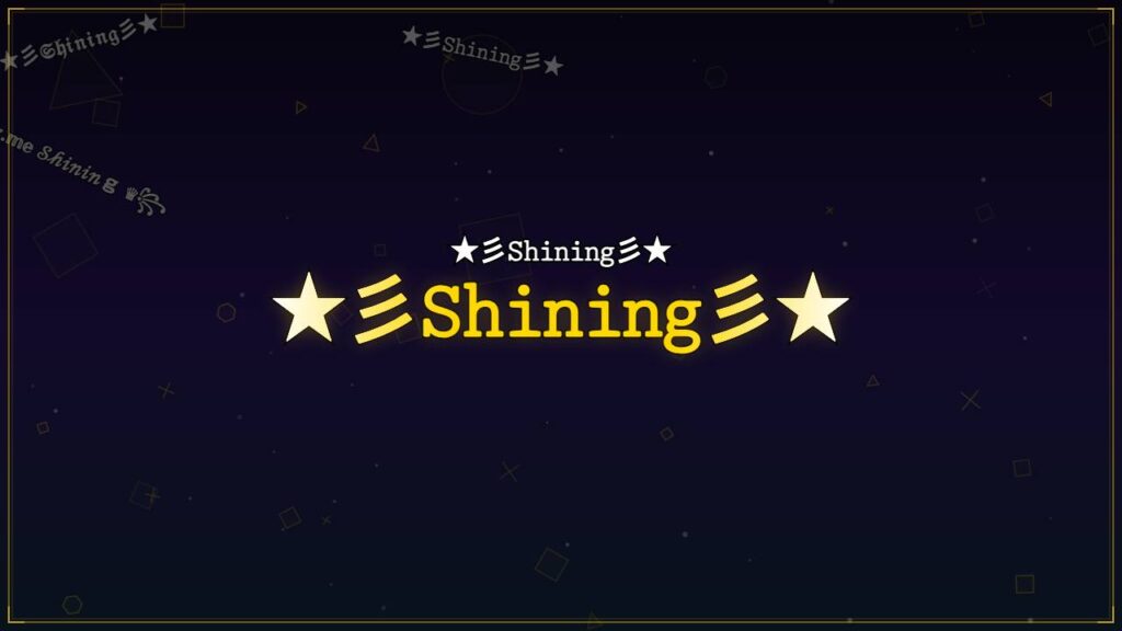 ★彡𝚂𝚑𝚒𝚗𝚒𝚗𝚐彡★ – Shining Stylish Name