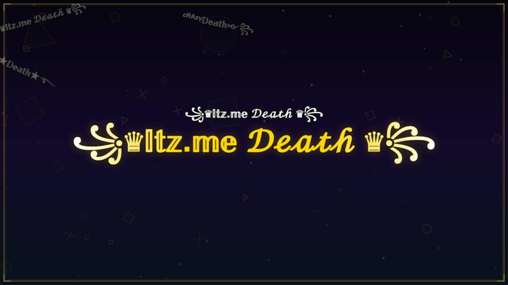 ꧁♛𝕀𝕥𝕫.𝕞𝕖 𝒟ℯ𝒶𝓉𝒽 ♛꧂ – Death Stylish Name