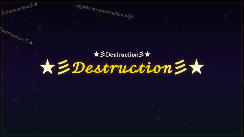 ★彡𝒟ℯ𝓈𝓉𝓇𝓊𝒸𝓉𝒾ℴ𝓃彡★ – Destruction Stylish Name