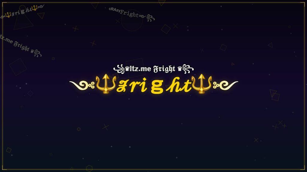 ༺🔱ℱ𝓇𝒾ℊ𝒽𝓉🔱༻ – Fright Stylish Name