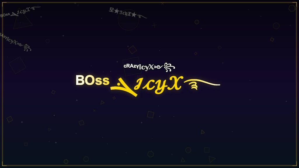 ᴮᴼˢˢܔℐ𝒸𝓎𝒳࿐ – IcyX Stylish Name