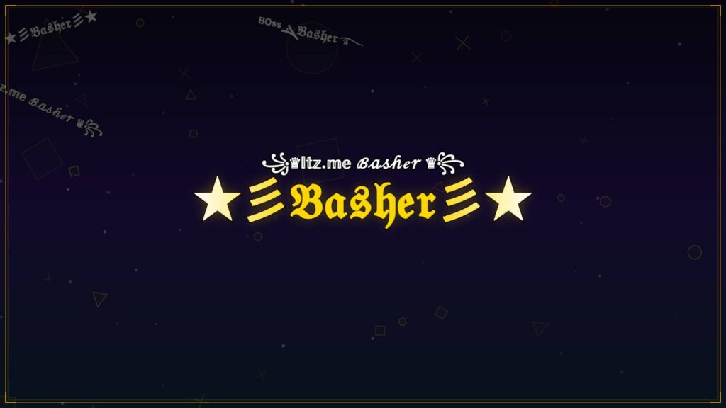 ★彡𝔅𝔞𝔰𝔥𝔢𝔯彡★ – Basher Stylish Name