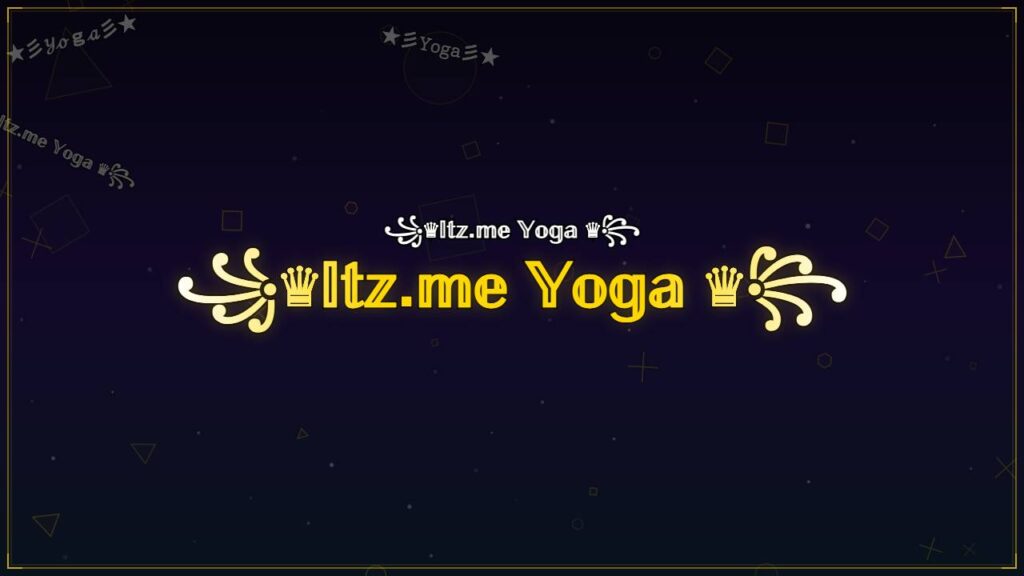 ꧁♛𝕀𝕥𝕫.𝕞𝕖 𝕐𝕠𝕘𝕒 ♛꧂ – Yoga Stylish Name