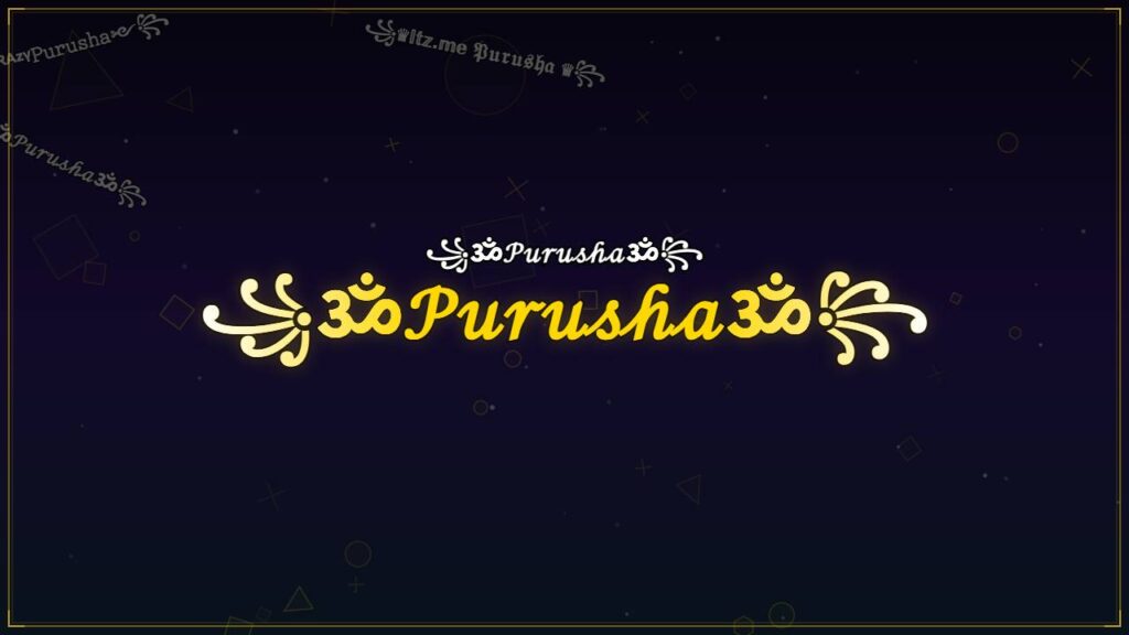 ꧁ॐ𝒫𝓊𝓇𝓊𝓈𝒽𝒶ॐ꧂ – Purusha Stylish Name