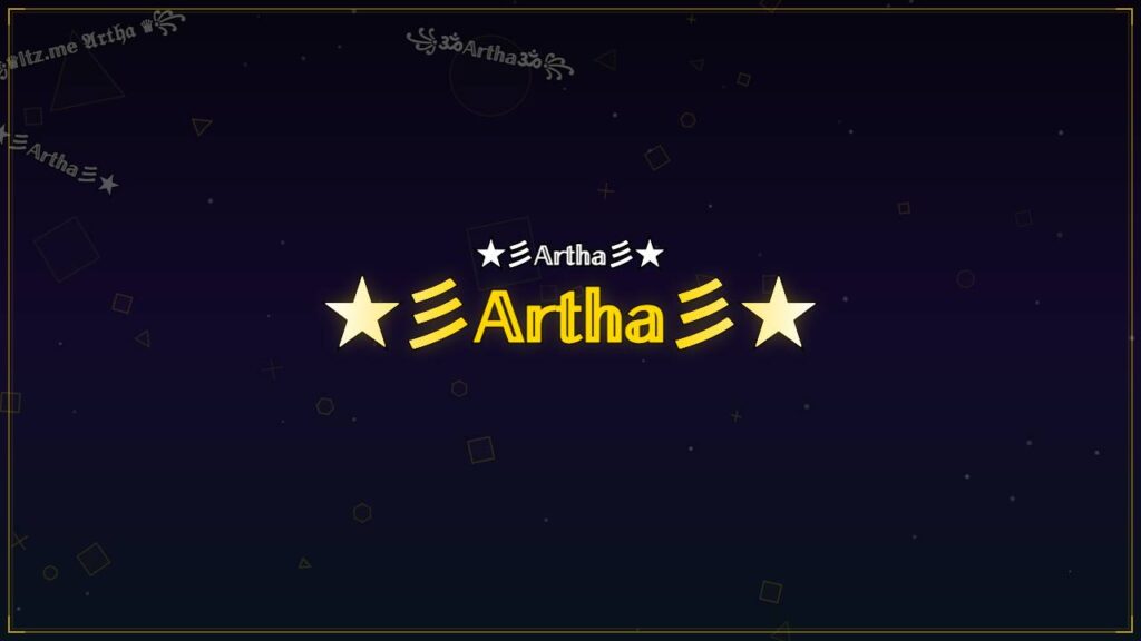 ★彡𝔸𝕣𝕥𝕙𝕒彡★ – Artha Stylish Name