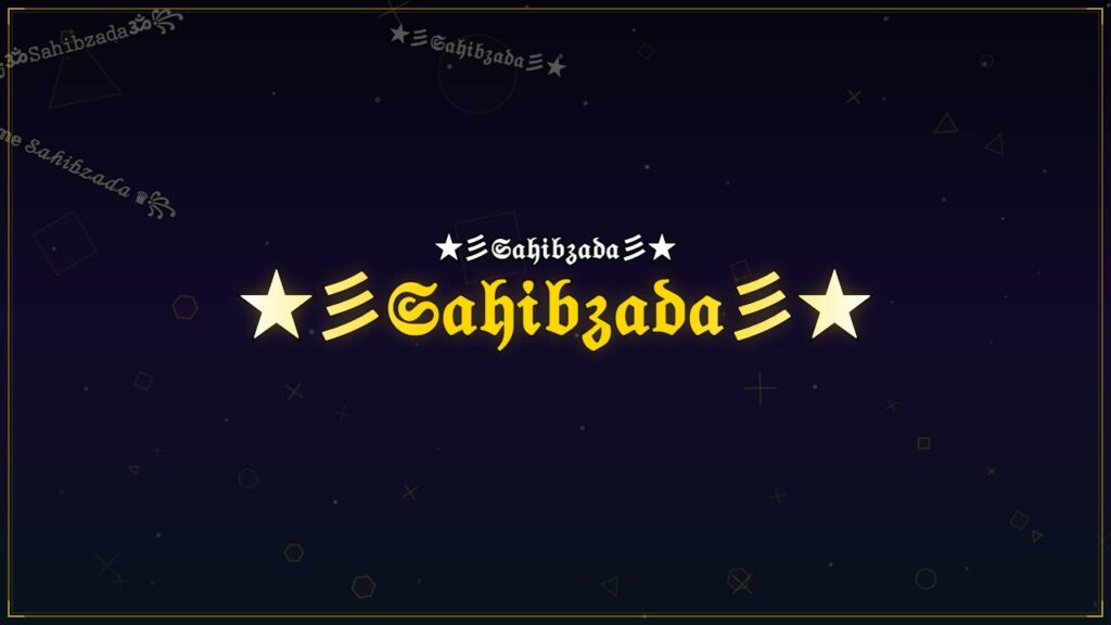 ★彡𝔖𝔞𝔥𝔦𝔟𝔷𝔞𝔡𝔞彡★ – Sahibzada Stylish Name