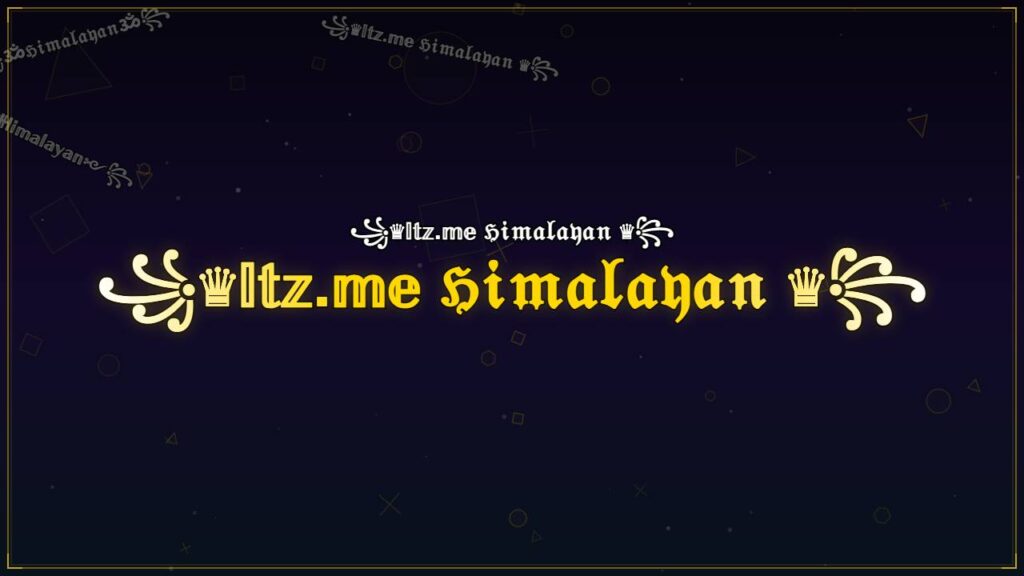 ꧁♛𝕀𝕥𝕫.𝕞𝕖 ℌ𝔦𝔪𝔞𝔩𝔞𝔶𝔞𝔫 ♛꧂ – Himalayan Stylish Name