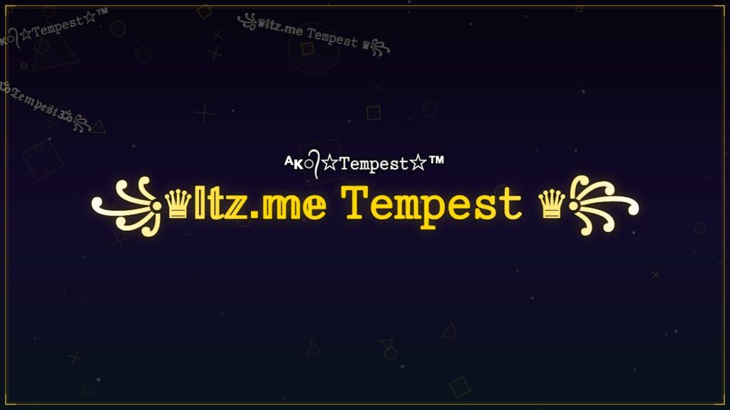 ꧁♛𝕀𝕥𝕫.𝕞𝕖 𝚃𝚎𝚖𝚙𝚎𝚜𝚝 ♛꧂ – Tempest Stylish Name