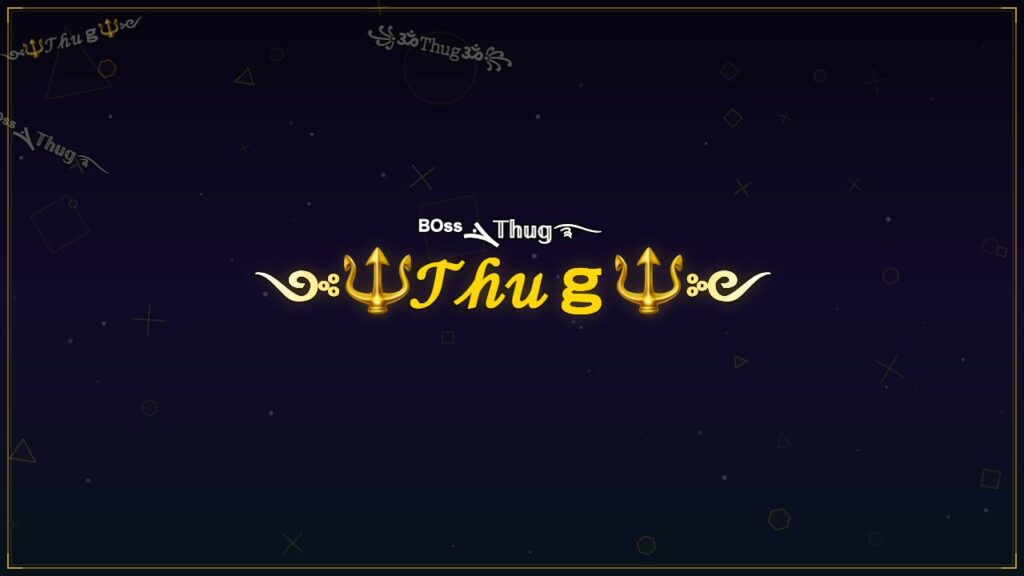 ༺🔱𝒯𝒽𝓊ℊ🔱༻ – Thug Stylish Name