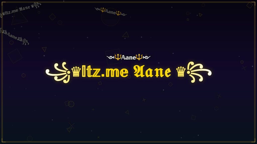 ꧁♛𝕀𝕥𝕫.𝕞𝕖 𝔄𝔞𝔫𝔢 ♛꧂ – Aane Stylish Name
