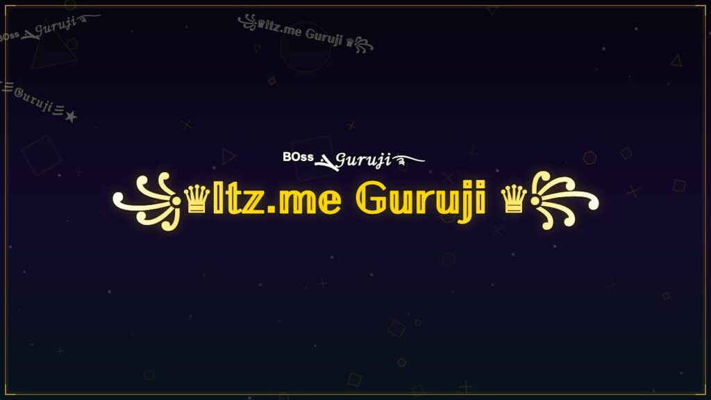 ꧁♛𝕀𝕥𝕫.𝕞𝕖 𝔾𝕦𝕣𝕦𝕛𝕚 ♛꧂ – Guruji Stylish Name
