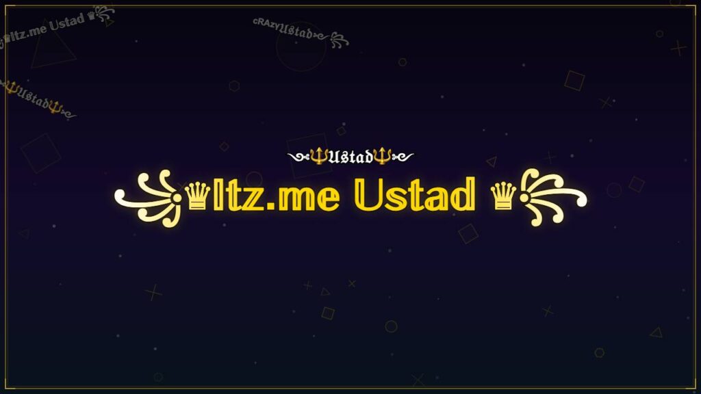 ꧁♛𝕀𝕥𝕫.𝕞𝕖 𝕌𝕤𝕥𝕒𝕕 ♛꧂ – Ustad Stylish Name