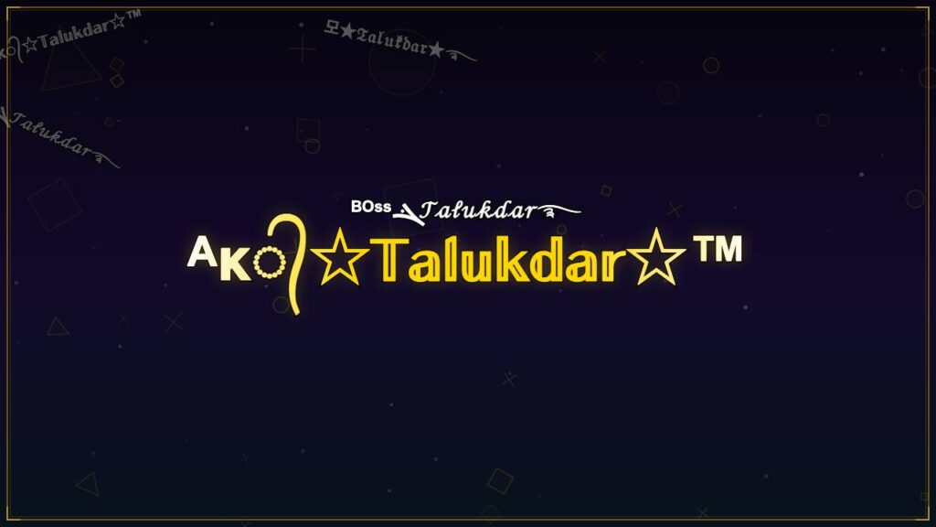 ᴬᴋ᭄☆𝕋𝕒𝕝𝕦𝕜𝕕𝕒𝕣☆™ – Talukdar Stylish Name