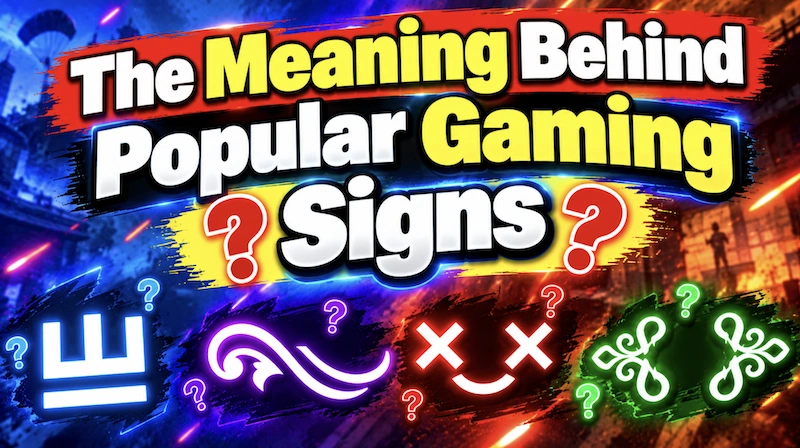 The Meaning Behind Popular Gaming Signs (亗, ࿐, ×͜×, ꧁꧂) 