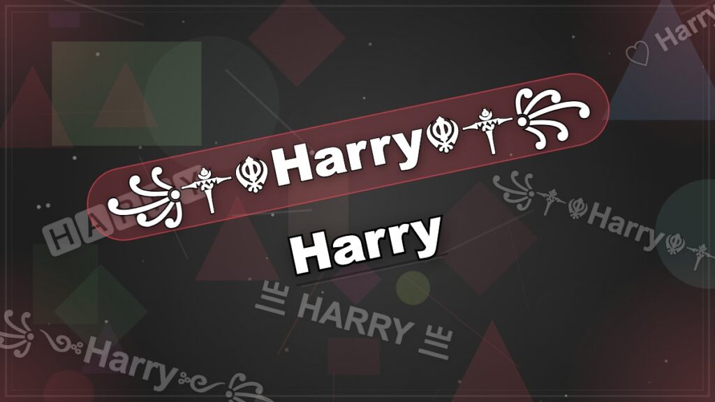 Harry Stylish Name – ᎷᎡܔHarry☯ᴿᴷ࿐