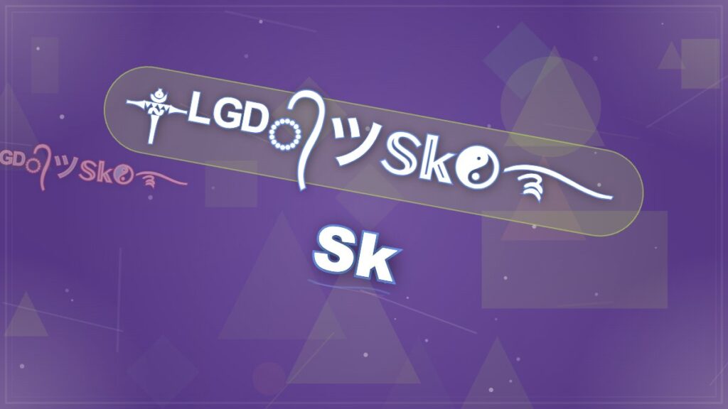 ༒ᴸᴳᴰ᭄ツ𝕊𝕜☯࿐ – Sk Stylish Name